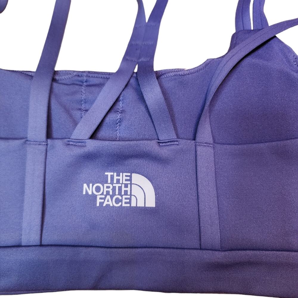 Northface Blue Sports Bra Size Small - Picture 2 of 8